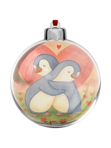 Mr. & Mrs. Panda Weihnachtshänger Pinguine Kuscheln Design ohne ... in Weiß
