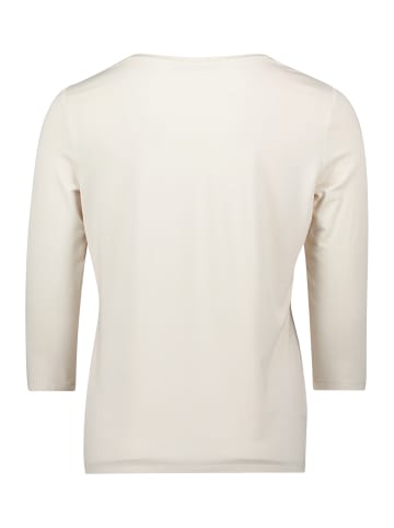Betty Barclay Basic Shirt mit Placement in Beige/Taupe