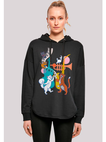 F4NT4STIC Oversized Hoodie Disney Aristocats Dancing in schwarz