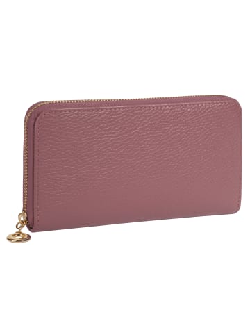 Cluty Geldbörse echt Leder in rosa
