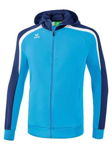 erima Liga 2.0 Trainingsjacke mit Kapuze in curacao/new navy/weiss