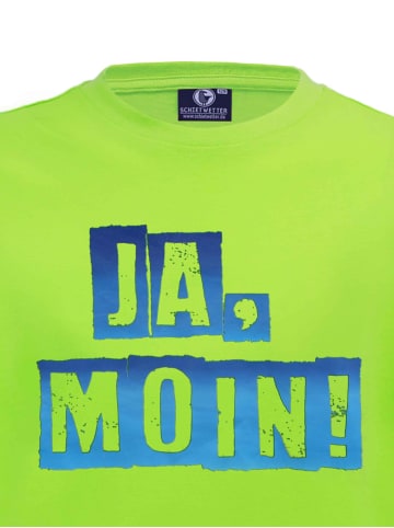 SCHIETWETTER "Ja Moin" in lime-blue