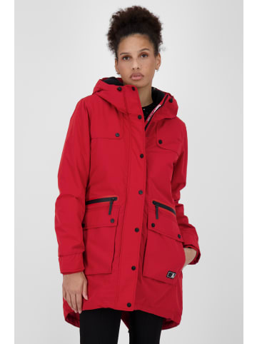 alife and kickin Winterjacke, Anorak, Outdoorjacke, Langjacke, Wintermantel CharlotteAK A in cranberry