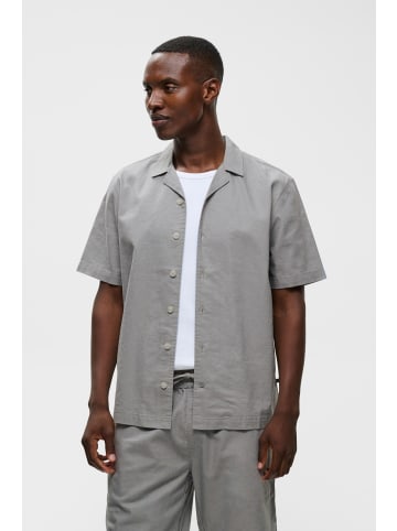 Matinique Kurzarmhemd MABrayden Gerade Passform in Mist Grey