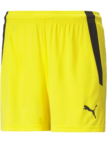 Puma Sporthose "TeamLIGA Shorts W" in Gelb