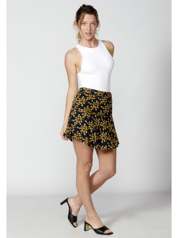 KOROSHI KURZER SKIRT in blau