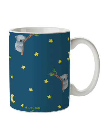 Mr. & Mrs. Panda Bedruckte Tasse Koalabär ohne Spruch in Blau