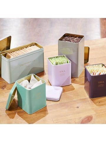 Butlers Teedose TIN TIN 6er-Set in Grün