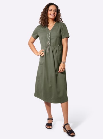 WITT WEIDEN Jeans-Kleid in khaki