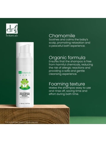 Dr. Botanicals Beruhigendes Baby-Shampoo mit Kamille 150 ml