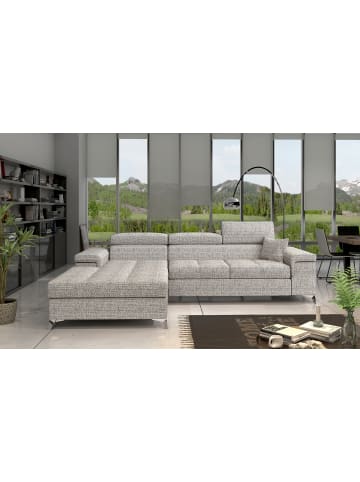 MF Design Ricky Recamiere Links in Grau -  (L) 205 x (B) 281 x (H) 88 cm