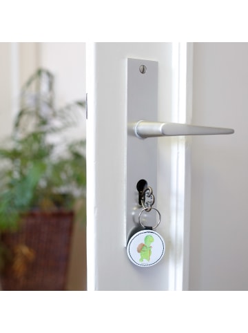 Mr. & Mrs. Panda Anhänger Schildkröte Wanderer ohne Spruch in Weiß