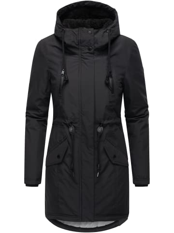 ragwear Wintermantel Elsien in Black