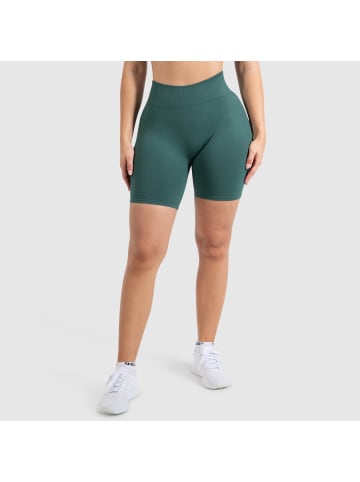 SMILODOX Shorts Cetrina Scrunch in Dunkel Grün