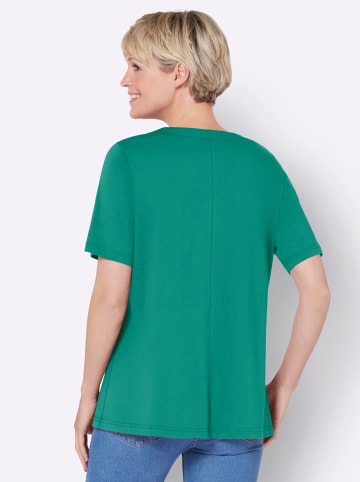 Sieh an! Shirtjacke in smaragd