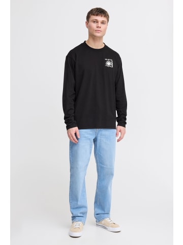 !SOLID Langarmshirt in Schwarz