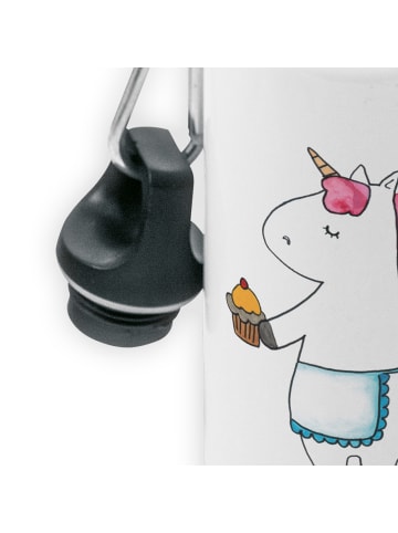 Mr. & Mrs. Panda Trinkflasche Einhorn Muffin ohne Spruch in Weiß