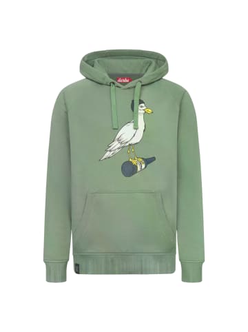 Derbe Hoodie Sturmmöwe in hedge green