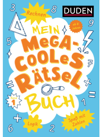 DUDEN-Verlag Buch - Mein megacooles Rätselbuch - Rechnen | Logik | Spaß mit Zahle