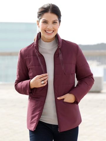 Sieh an! Steppjacke in burgund