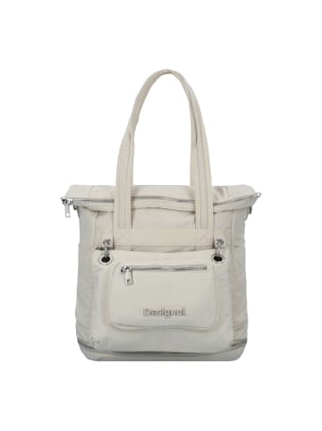 Desigual Modular Voyager Rucksack 34 cm mit Dehnfalte in weiss