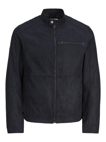 Jack & Jones Kunstlederjacke in Jet Black