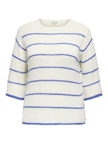 ONLY Carmakoma Strickpullover in Cloud Dancer 1