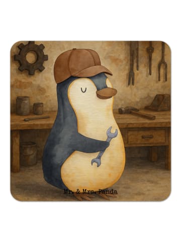 Mr. & Mrs. Panda Tassenuntersetzer Wenn Papa es nicht reparieren... in Weiß