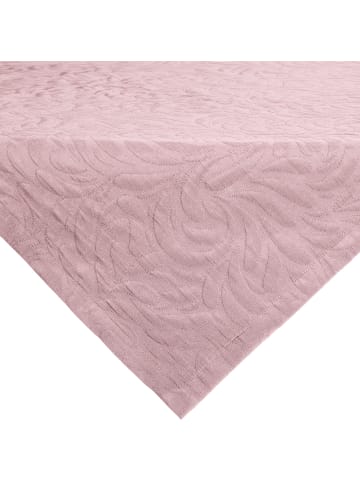 Erwin Müller Jacquard, Baumwollmischung Mitteldecke Cadiz in altrosé
