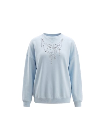 myMo Women Sweatshirt in Light Blue