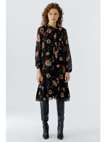 Oui A-Linien-Kleid in black red