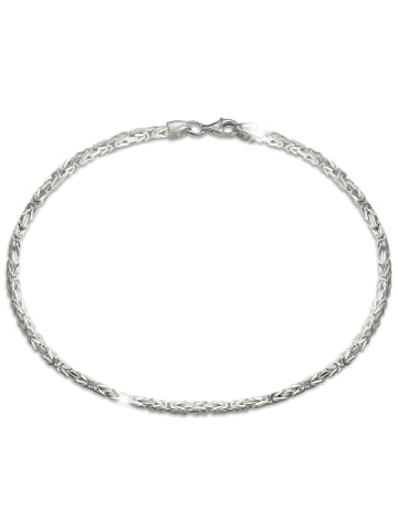 SilberDream Königskette Vierkant-Form Armband 925 Sterling Silber ca. 19cm silber