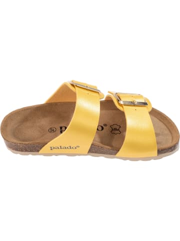 Palado Pantoletten Samos EGS in Gelb Metallic