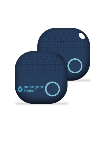 musegear Bluetooth-Schlüsselfinder "Finder 2" in dunkelblau 2er Pack 