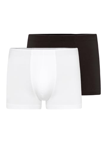 Hanro Retro Short / Pant Cotton Superior in Weiß / schwarz
