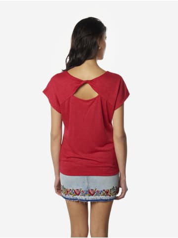 KOROSHI Damen Tshirt in rot