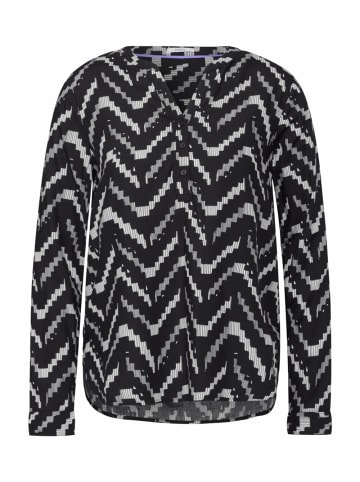 Cecil Langarmbluse für Damen in Schwarz