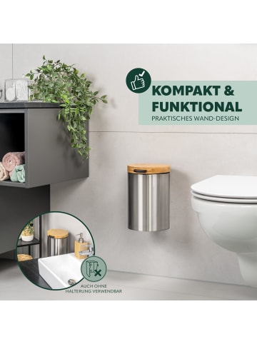 bremermann Wand-Kosmetikeimer 3L Edelstahl