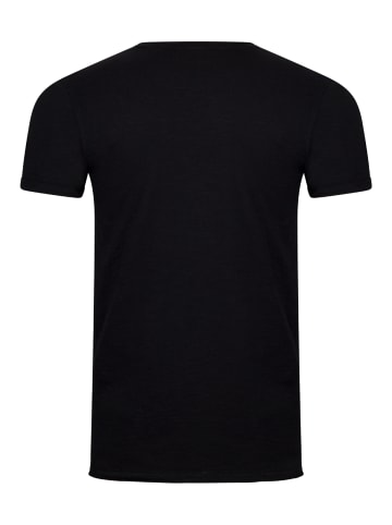 riverso  T-Shirt RIVLenny O-Neck 3er Pack in Schwarz