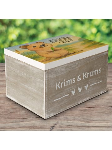 Mr. & Mrs. Panda Schatulle Quokka Happy Design mit Spruch in Weiß