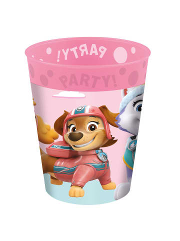Paw Patrol 4x Skye and Everest Mikro-Premium-Kunststoffbecher-Set 250 ml