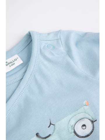 Coccodrillo Umschlagbody mit langen Ärmeln in blau