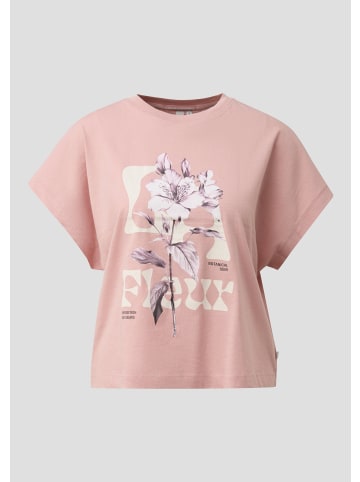 QS T-Shirt  in  45D0_rosa