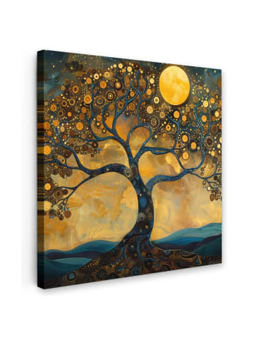 MuchoWow Leinwand bilder Vollmond (BxH)