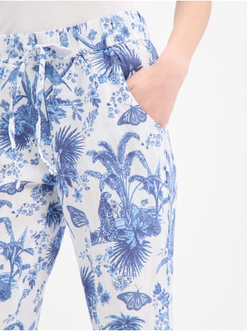 Marie Lund Hose in weiß blau