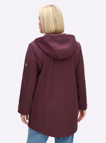 sheego Softshell-Jacke in burgund