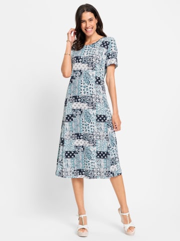 WITT WEIDEN Jerseykleid in marine-ozean-bedruckt