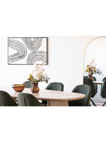 ebuy24 Wanddekoration Hortensia Mehrfarbig 31 x 26 cm