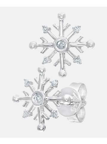 Diamant L'éternel Ohrstecker aus 375 Weißgold mit Diamant