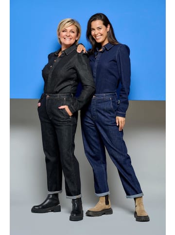 Mart Visser Caroline Tensen Rana Bluse Denim Schwarz